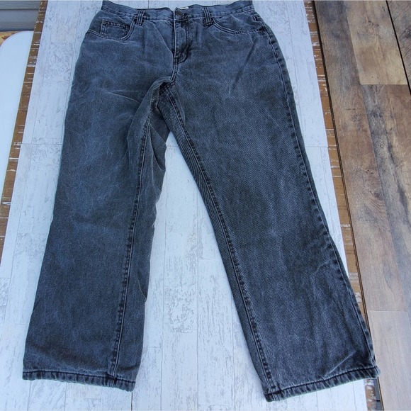 Red Head Plaid Flannel Lined Pants 36 x 30 denim jeans - Picture 1 of 11